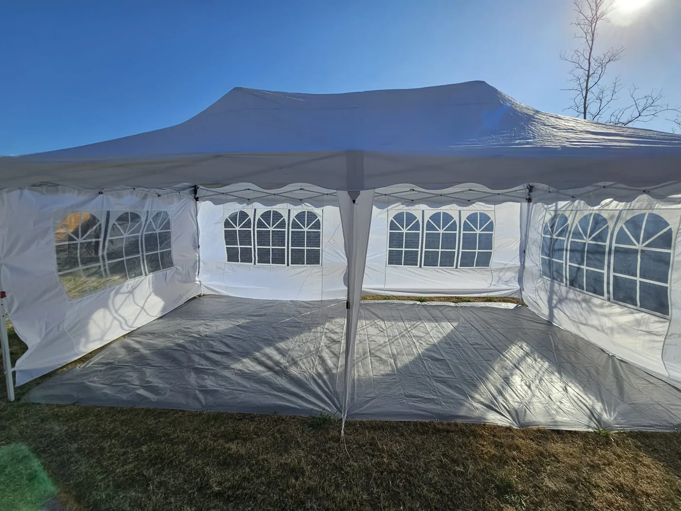 10x20 Canopy with Sidewalls 2