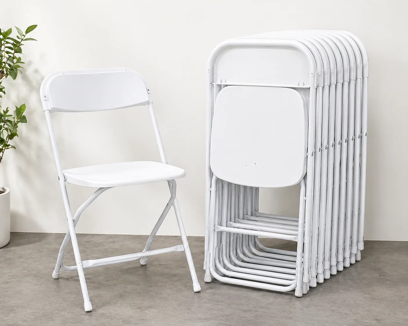 White Folding Chair